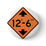 Low Clearance Warning Highway Sign buttons
