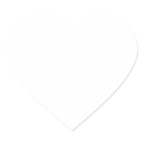 Low Cost Sheet 20 Heart Shape Stickers