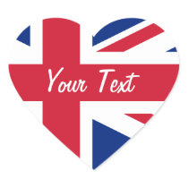 Low Cost Union Jack Name Tag Romantic Heart
