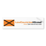 Low Countries Bumper Sticker bumper stickers
