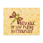 Low Flying Butterflies postcards