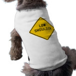 Low Shoulder Highway Sign pet clothing