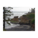 "Low Tide at Depoe Bay, Oregon" postcard