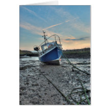 low tide greeting card