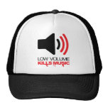 Low Volume Kills Music Trucker Hats