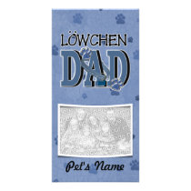 Lowchen DAD Photo Greeting Card