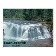 Lower Lewis Falls Washington Postcards
