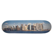 Lower Manhattan Skyline 2006  Skateboard WOW!