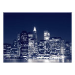 Lower Manhattan Skyline, New York City Custom Invitations