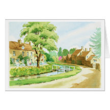 Lower Slaughter in Summer Cards
