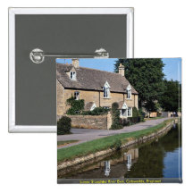 Lower Slaughter River Ewe, Cotswolds, England Pins