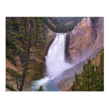 Lower Yellowstone Falls, Grand Canyon of Post Card