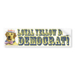 Loyal Yellow Dog Democrat  Bumper Sticker 