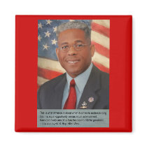 Lt. Col. Allen West Fridge Magnets