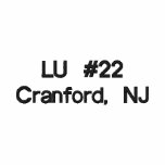 LU #22 Cranford, NJ embroidered shirts