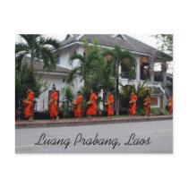 luang alms postcards
