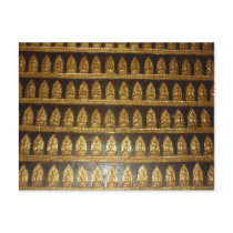 luang buddha lines postcard