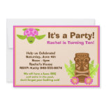 Luau Birthday Party Invitation