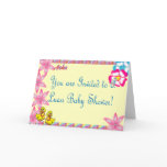 Luau Ducky Baby Shower Invitation cards