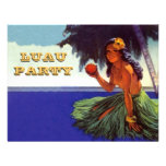 LUAU HULA DANCE PARTY INVITATION ~ SWEET SIXTEEN