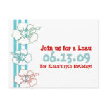Luau Party Invitations