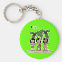 Luau Trio Key Chain