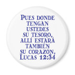 Lucas 12:34 magnets