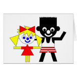 Lucca and Sam Greeting Card