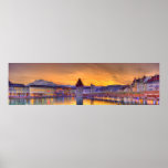 Lucerne Switzerland HDR Panoramic photography Posters