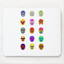 Lucha Libre Mask Mexican Wrestling Mousepad