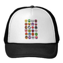 Lucha Libre Mask wrestler Mexican Wrestling Trucker Hats
