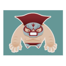 Lucha Libre postcard