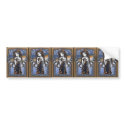 "Lucia" Gothic Flower Moon Fairy Art Stickers bumper stickers