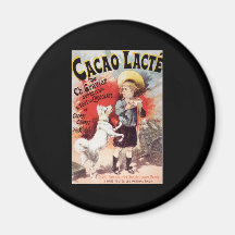 Lucien Lefevre Cacao Lacte Fridge Magnets