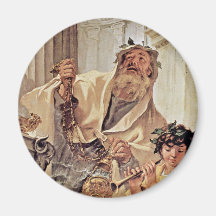Lucius Junius Brutus Kissing The Ground Refrigerator Magnet