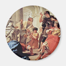 Lucius Junius Brutus Kissing The Ground Fridge Magnet