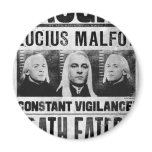 Lucius Malfoy Wanted Poster magnets