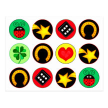 LUCK DOTS POSTCARDS