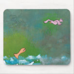 Luck fun unique painting fish bird meeting art