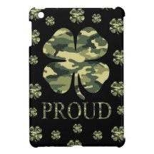 Luck Irish Four leaf clover - Camouflage iPad Mini Case