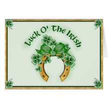 Luck O' The Irish Greeting Cards