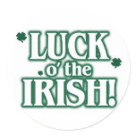 Luck o the irish stickers