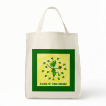 Luck O' the Irish Whimsical Design Tote Bag