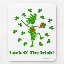 Luck O' the Irish Whimsical Design Mousepad
