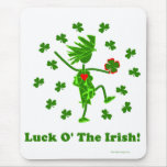 Luck O' the Irish Whimsical Design mousepads