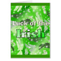 Luck of the Irish cards