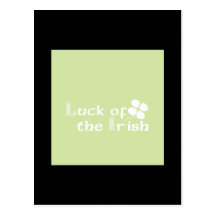 Luck Of The Irish Postcard