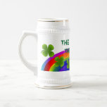 Luck of the Irish Rainbow Stein Mug