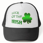 Luck of the Irish St Patricks Day Hat