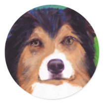 Lucks' Rex Round Sticker